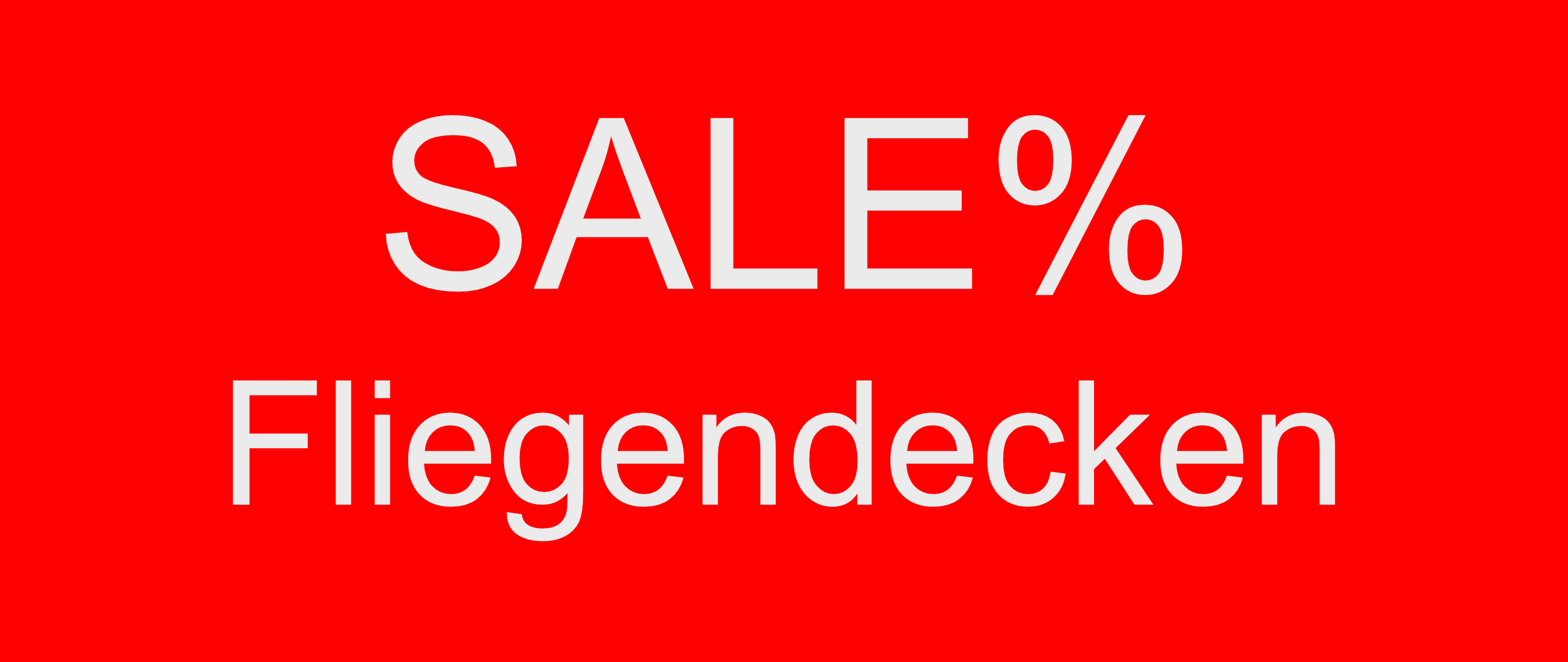 SALE Fliegendecken