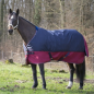 Preview: EQUI-THÉME "TYREX 1200 D" Decke, 50g, Marine/Bordeaux