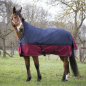 Preview: EQUI-THÉME "TYREX 1200 D" Decke, 50g, Marine/Bordeaux