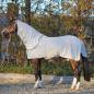 Preview: Kavalkade Fliegendecke m. abnehmb. Halsteil u. Bauchlatz, silber