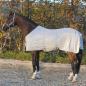 Preview: Kavalkade Fliegendecke m. abnehmb. Halsteil u. Bauchlatz, silber