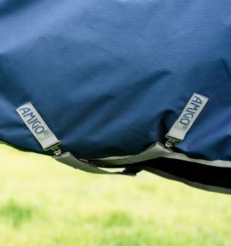Preview: Horseware Amigo Ripstop 900 D Turnout, 0g, Navy/Titanium Grey