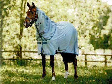 Amigo Integrated Fly Sheet (m. festem Halsteil), Heather Blue/Blue & Silver