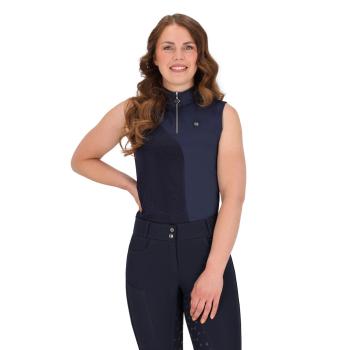 QHP Sportshirt Aubree ärmellos, Navy