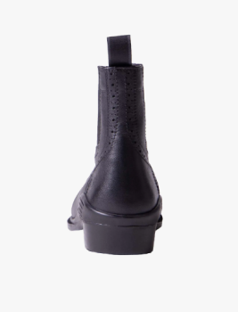 QHP Thermo Stiefelette Calgary, Leder, Schwarz