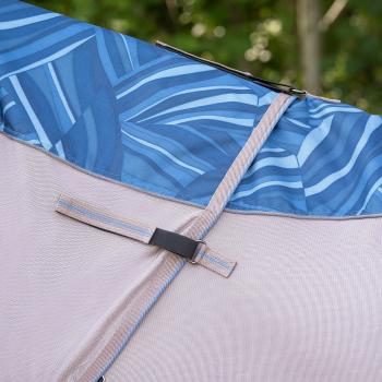 QHP Fliegendecke Combo m. Halsteil, Seashell