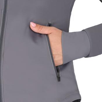 Preview: QHP Sweatjacke Oakleigh, Steel grey