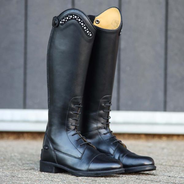 QHP Kinderreitstiefel Jaimy Junior, schwarz, Normalschaft