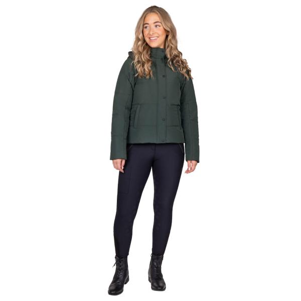 QHP Winterjacke Rayah m. abnehmb. Ärmeln, schwarz